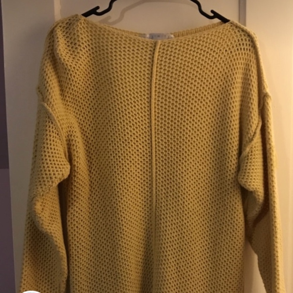 The Limited Knit Yellow Dress